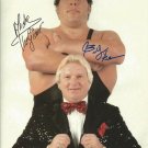 ANDRE THE GIANT BOBBY HEENAN SIGNED PHOTO 8X10 RP AUTOGRAPHED WWE WWF WRESTLING