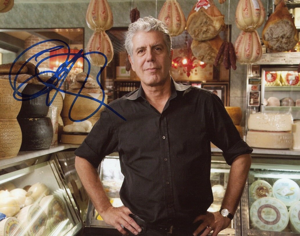 ANTHONY BOURDAIN SIGNED PHOTO 8X10 RP AUTOGRAPHED * PARTS UNKNOWN