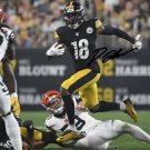 DIONTAE JOHNSON SIGNED PHOTO 8X10 RP AUTOGRAPHED PITTSBURGH STEELERS ROOKIE