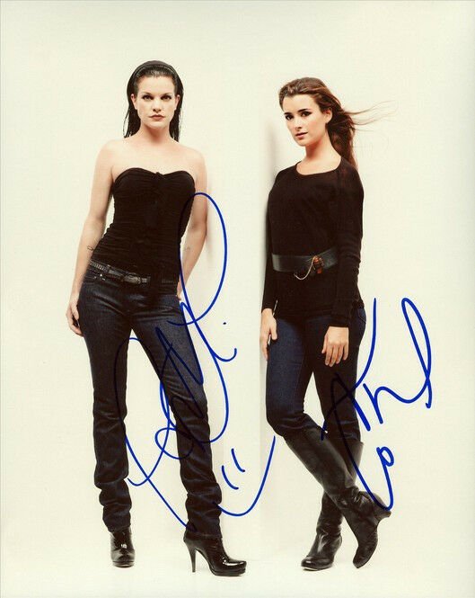 PAULEY PERRETTE COTE DE PABLO SIGNED PHOTO 8X10 RP AUTOGRAPHED NCIS
