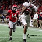 * DEVONTA SMITH SIGNED PHOTO 8X10 RP AUTOGRAPHED VS ALABAMA THE CATCH