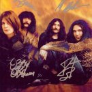 * BLACK SABBATH BAND GROUP SIGNED PHOTO 8X10 RP AUTOGRAPHED OZZY OSBOURNE + ALL