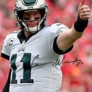 CARSON WENTZ SIGNED PHOTO 8X10 RP AUTOGRAPHED PHILADELPHIA EAGLES INCREDIBLE QB