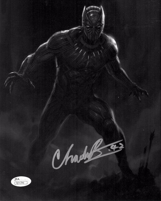 CHADWICK BOSEMAN SIGNED POSTER PHOTO 8X10 RP AUTOGRAPHED BLACK PANTHER