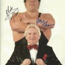ANDRE THE GIANT & BOBBY HEENAN SIGNED PHOTO 8X10 RP AUTOGRAPHED WWF WRESTLING ANDRE THE GIANT & BOBBY HEENAN SIGNED PHOTO 8X10 RP AUTOGRAPHED WWF WRESTLING