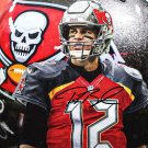 TOM BRADY SIGNED PHOTO 8X10 RP AUTOGRAPHED TAMPA BUCCANEERS !