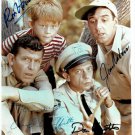 ANDY GRIFFITH SHOW CAST SIGNED PHOTO 8X10 RP AUTOGRAPH DON KNOTTS JIM NABORS +
