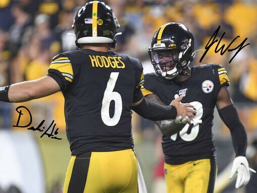 DEVLIN " DUCK " HODGES & JAMES WASHINGTO SIGNED PHOTO 8X10 RP AUTO AUTOGRAPHED