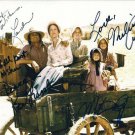 * LITTLE HOUSE ON THE PRAIRIE CAST SIGNED PHOTO 8X10 RP AUTOGRAPH MICHAEL LANDON