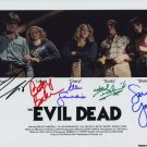EVIL DEAD FULL CAST SIGNED PHOTO 8X10 RP AUTOGRAPHED BRUCE CAMPBELL + ALL