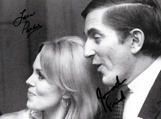 LARA PARKER JONATHAN FRID SIGNED PHOTO 8X10 RP AUTOGRAPHED DARK SHADOWS CAST