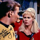 WILLIAM SHATNER & GRACE LEE WHITNEY SIGNED PHOTO 8X10 RP AUTOGRAPHED CAST