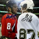 SIDNEY CROSBY & ALEX OVECHKIN SIGNED PHOTO 8X10 RP AUTOGRAPHED NHL HOCKEY