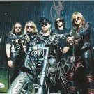 * JUDAS PRIEST BAND GROUP SIGNED POSTER PHOTO 8X10 RP AUTOGRAPHED ROB HALFORD