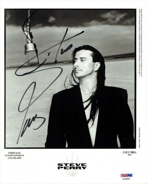 ** STEVE PERRY SIGNED POSTER PHOTO 8X10 RP AUTOGRAPHED * JOURNEY