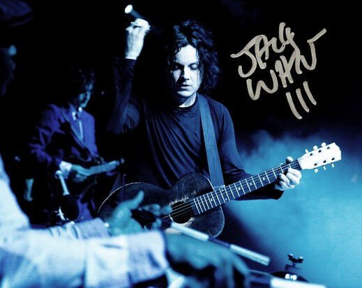 * JACK WHITE SIGNED PHOTO 8X10 RP AUTOGRAPHED ** THE WHITE STRIPES