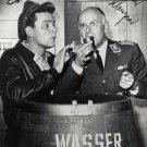 HOGANS HEROES SIGNED PHOTO 8X10 RP AUTOGRAPHED BOB CRANE WERNER KLEMPERER