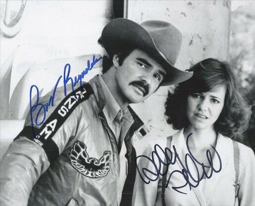 BURT REYNOLDS SALLY FIELD SIGNED PHOTO 8X10 RP AUTOGRAPH SMOKEY AND THE BANDIT