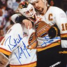 TREVOR LINDEN & KIRK MCLEAN SIGNED PHOTO 8X10 RP AUTOGRAPHED VANCOUVER CANUCKS