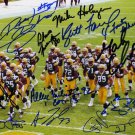 GREEN BAY PACKERS TEAM SIGNED PHOTO 8X10 RP AUTOGRAPH BRETT FAVRE REGGIE WHITE +