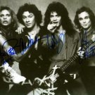 VAN HALEN FULL BAND SIGNED PHOTO 8X10 RP EDDIE ALEX DAVID LEE ROTH +