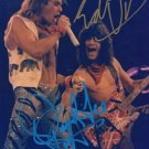 EDDIE VAN HALEN & DAVID LEE ROTH SIGNED PHOTO 8X10 RP AUTOGRAPHED EDDIE VAN HALEN & DAVID LEE ROTH SIGNED PHOTO 8X10 RP AUTOGRAPHED