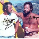 LEE MAJORS & STEVE MCQUEEN SIGNED PHOTO 8X10 RP AUTOGRAPHED PICTURE