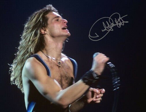 David Lee Roth Signed Photo 8x10 Rp Autographed Van Halen