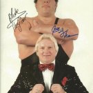 ANDRE THE GIANT & BOBBY HEENAM SIGNED PHOTO 8X10 RP AUTOGRAPHED WWE WWF WRESTLING