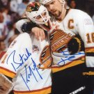 TREVOR LINDEN & KIRK MCLEAN SIGNED PHOTO 8X10 RP AUTOGRAPHED * VANCOUVER CANUCKS