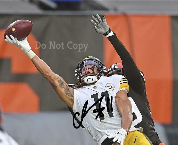 * CHASE CLAYPOOL SIGNED PHOTO 8X10 RP AUTO AUTOGRAPHED PITTSBURGH STEELERS