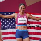* SYDNEY MCLAUGHLIN SIGNED PHOTO 8X10 RP AUTOGRAPHED 2020 USA OLYMPICS TRACK