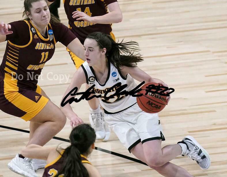 * CAITLIN CLARK SIGNED PHOTO 8X10 RP AUTOGRAPHED PICTURE IOWA HAWKEYES