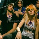 PARAMORE GROUP SIGNED PHOTO 8X10 RP AUTOGRAPHED HAYLEY WILLIAMS ORIGINAL LINEUP