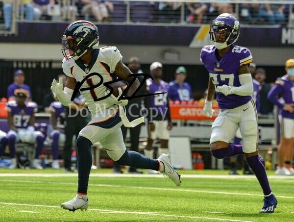 PATRICK SURTAIN II SIGNED PHOTO 8X10 RP AUTOGRAPHED NFL DENVER BRONCOS PICK 6 !