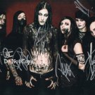 MOTIONLESS IN WHITE BAND SIGNED PHOTO 8X10 RP AUTOGRAPHED PICTURE CHRIS