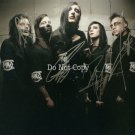 MOTIONLESS IN WHITE BAND SIGNED PHOTO 8X10 RP AUTOGRAPHED PICTURE CHRIS *