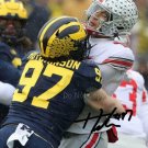 AIDAN HUTCHINSON SIGNED PHOTO 8X10 RP AUTOGRAPHED AIDEN MICHIGAN WOLVERINES *
