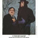 THE UNDERTAKER  & PAUL BEARER SIGNED PHOTO 8X10 RP AUTOGRAPHED PICTURE WWE