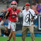 KIRBY SMART STETSON BENNETT SIGNED PHOTO 8X10 RP AUTOGRAPHED PICTURE * GEORGIA