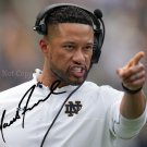 MARCUS FREEMAN SIGNED PHOTO 8X10 RP AUTOGRAPHED PICTURE NOTRE DAME COACH