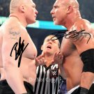 BILL GOLDBERG BROCK LESNAR SIGNED PHOTO 8X10 RP AUTOGRAPH PICTURE WWE WRESTLING
