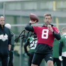 AARON RODGERS SIGNED PHOTO 8X10 RP AUTOGRAPHED PICTURE NEW YORK JETS PRACTICE