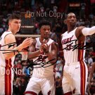 JIMMY BUTLER TYLER HERRO BAM ADEBAYO SIGNED PHOTO 8X10 RP AUTOGRAPHED MIAMI HEAT