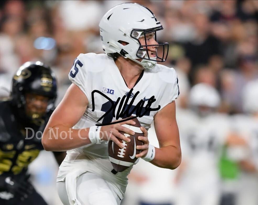 DREW ALLAR SIGNED PHOTO 8X10 RP AUTOGRAPHED PICTURE PENN STATE QB