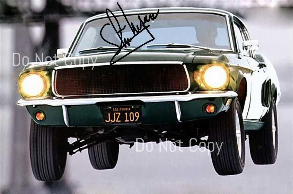 STEVE MCQUEEN SIGNED PHOTO 8.5X11 RP AUTOGRAPHED POSTER PICTURE BULLITT **