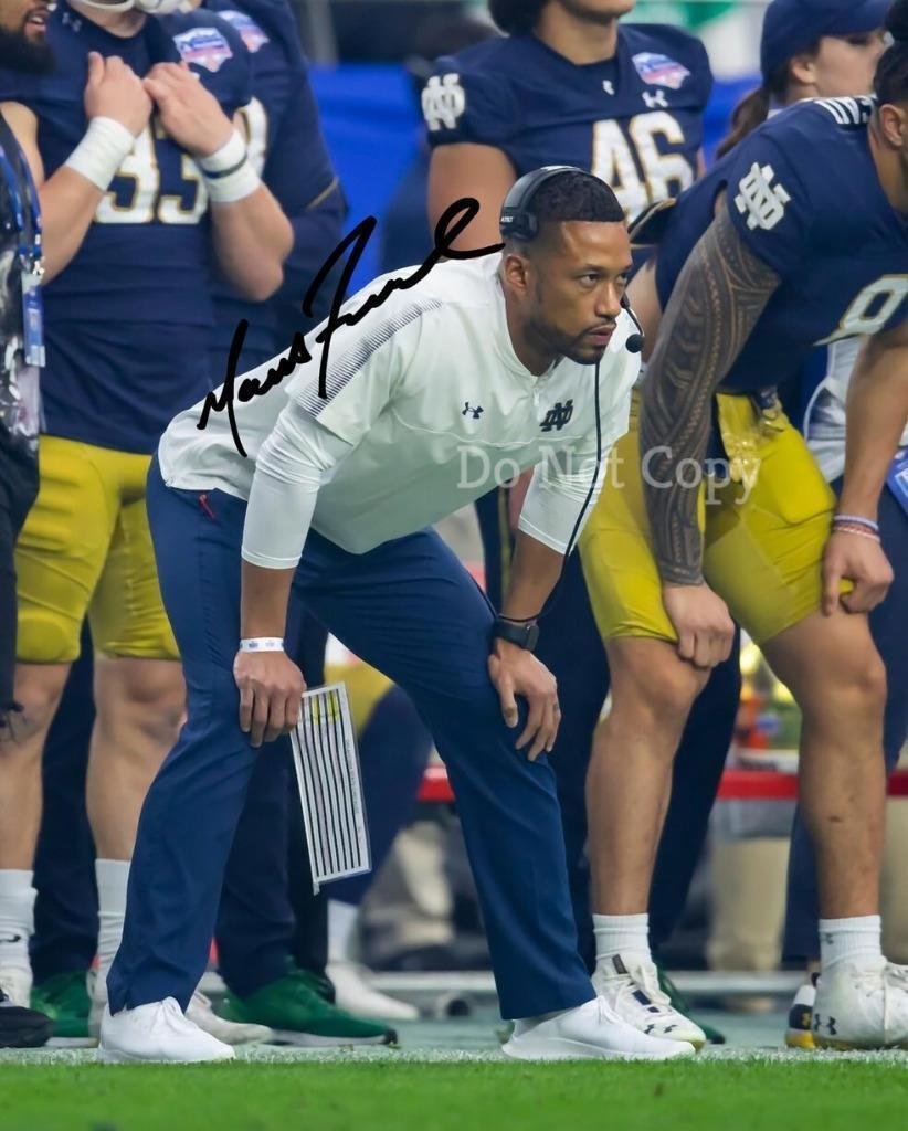 TREVOR LAWS 2008 Senior Bol Notre Dame Combattant Irlandais Rc
