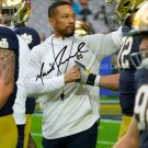 MARCUS FREEMAN SIGNED PHOTO 8X10 RP AUTOGRAPHED PICTURE NOTRE DAME NEW COACH *