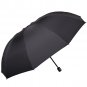 Unisex Double Compact Travel Umbrella 10 Ribs Windproof Sun Rain Canopy Auto Open Close black