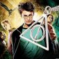 FOR Harry Potter Necklace, Triangle Round Pendant, Vintage Charm Pendant